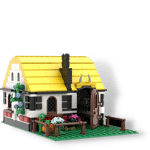 MOC-127175 Modern90s Medieval Cottage - Mittelalterliche Hütte