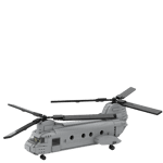 MOC-25924 CH-46 Sea Knight Military Model Building Blocks Set