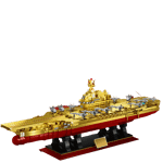 ZHEGAO GZ8888A The Ultimate Golden Version Of The Aircraft Carrier Fujian