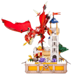 DK 7031 Dragon and Treasure Guarding the Witch Tower