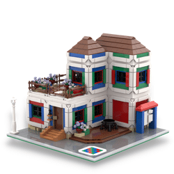 MOC-75865 Tarrey Town Inspired Modular from The Legend of Zelda Tears of the Kingdom