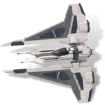 MOC-143184 Mandalorian Starfighter Kom'rk-class Fighter