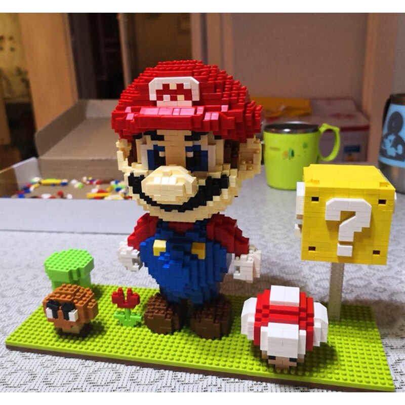 HC 1030 Super Mario Goomba Coin And Mario Brickheadz - LOZ Blocks ...