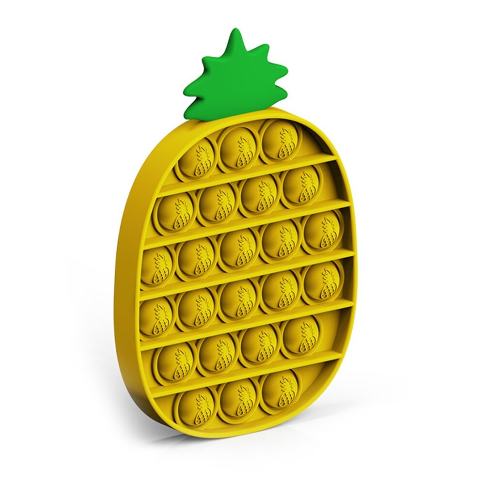 Pop It Sensory Fidget Toy for Anxiety and ADHD relief Pineapple