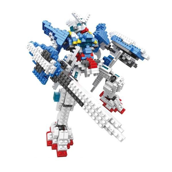 LOZ 9352 Transformers Blue Gundam