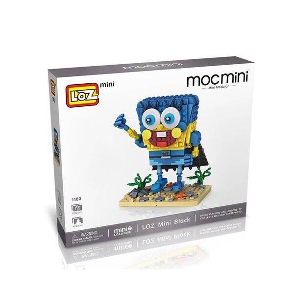 LOZ Spongebob Blue Hero