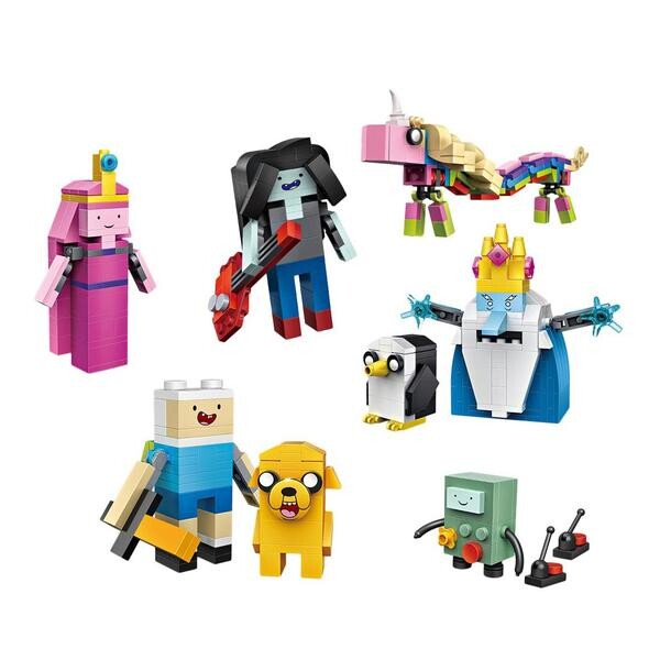 LOZ 1818 Cube Dudes Adventure Time x8