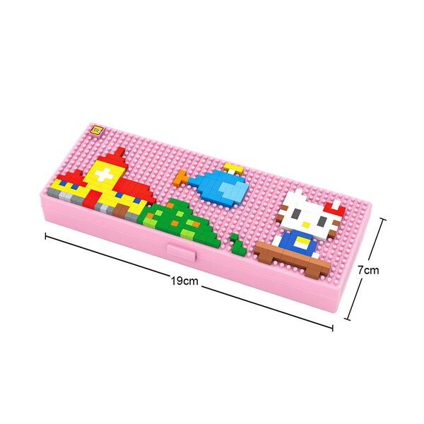 LOZ 9096-2 Pen Case Hello Kitty