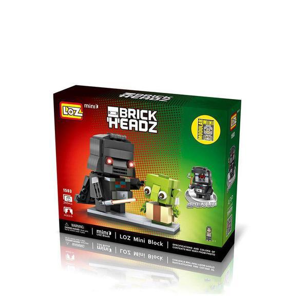 LOZ 1503 Brickheadz Darth Vader and Yoda