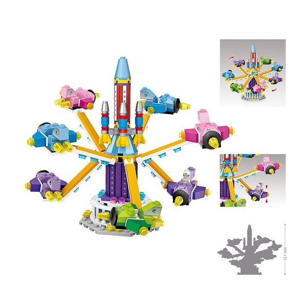 LOZ 1719 Amusement Park Rocket Ride
