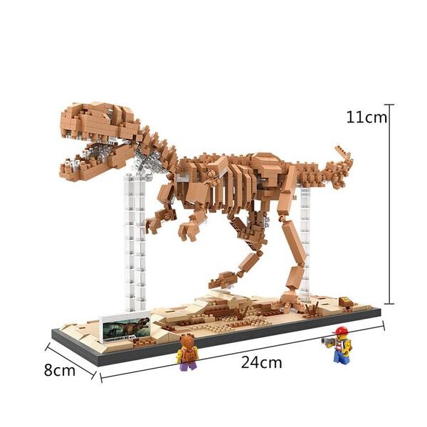 LOZ 9023 Dinosaur Tyrannosaurus Rex Skeleton