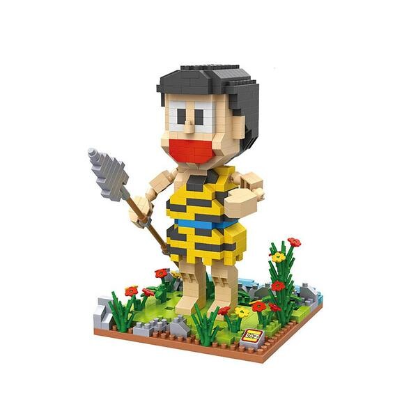 LOZ 9735 Doraemon Yellow Spear Nobita