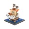 LOZ 9829 One Piece Going Merry Boat