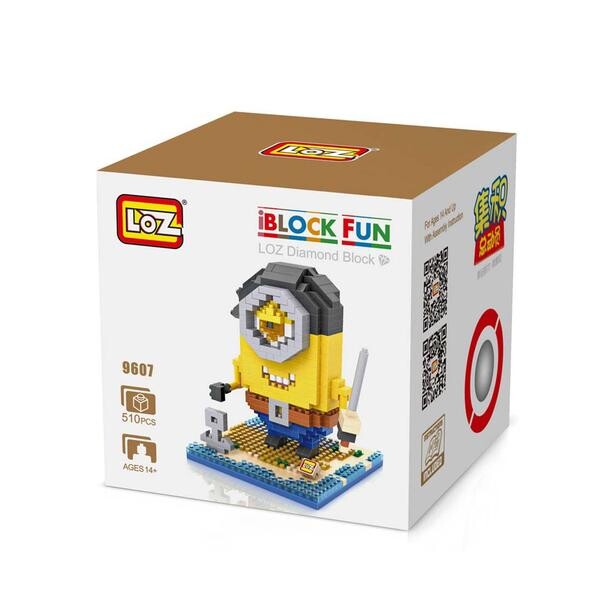 LOZ 9607 Despicable Me Evil Pirate Minion