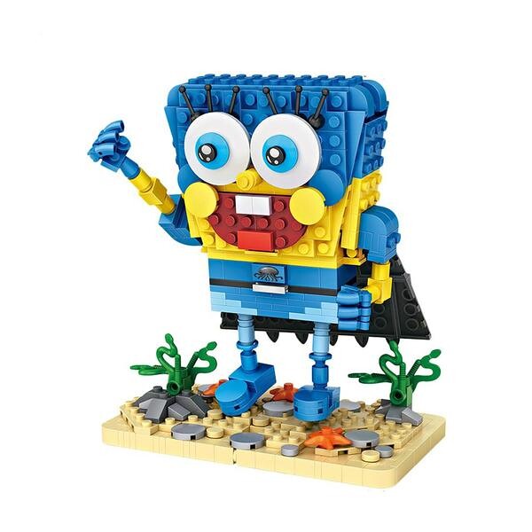 LOZ Spongebob Blue Hero