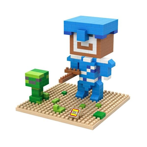 LOZ 9470 Minecraft Blue Head