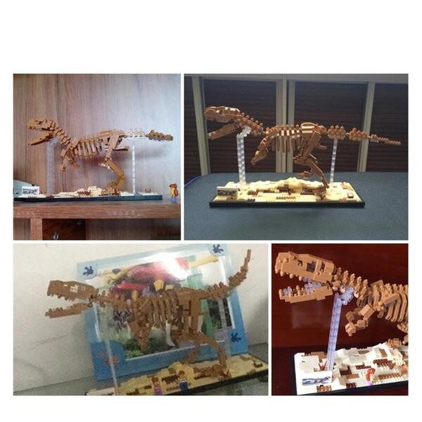 LOZ 9023 Dinosaur Tyrannosaurus Rex Skeleton