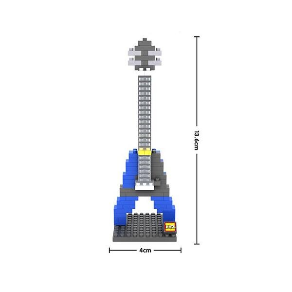 LOZ 9191 Blue Electric Guitar
