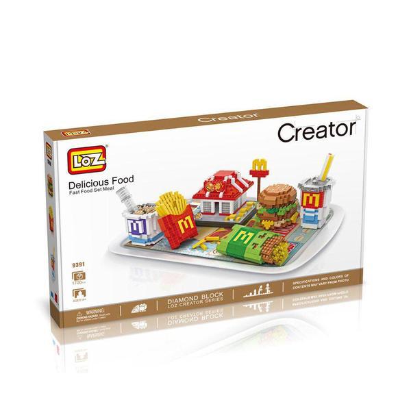 LOZ 9391 Fast Food Meal Set