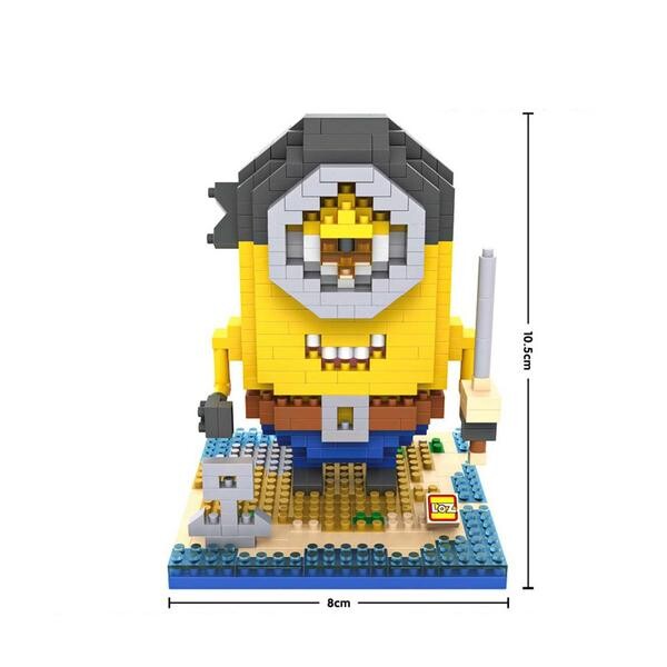 LOZ 9607 Despicable Me Evil Pirate Minion