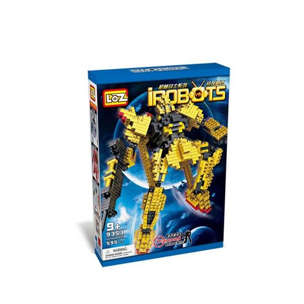 LOZ 9353 Transformers Yellow Gundam
