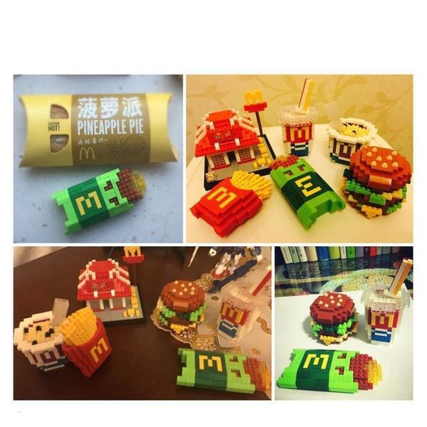 LOZ 9391 Fast Food Meal Set