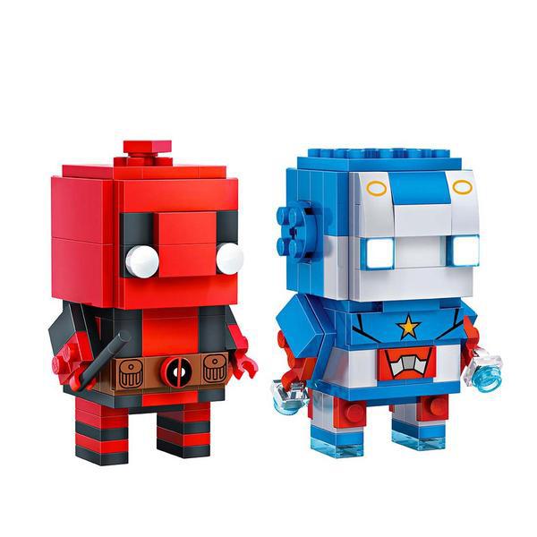 LOZ Bricks Mini Superhero Toys Marvel DC Batgirl Spiderman Hulk Iron Man Thor XS 