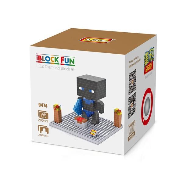 LOZ 9474 Minecraft Black Head