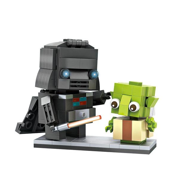 LOZ 1503 Brickheadz Darth Vader and Yoda