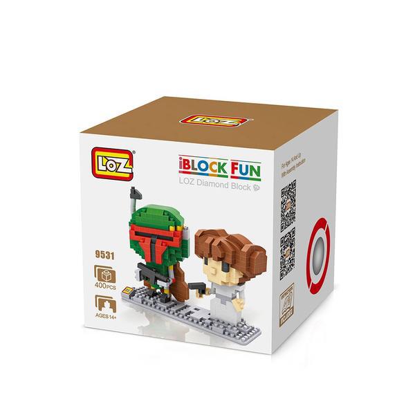 LOZ 9531 Star Wars Boba Fett and Leia