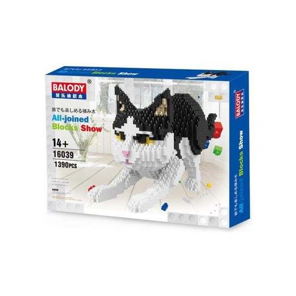 Balody 16039 White And Black Cat