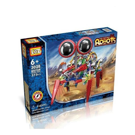 LOZ 3028 4-Eyed Robot Red Scorpion