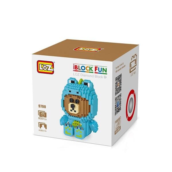 LOZ 9790 LINE Brown - Dragon