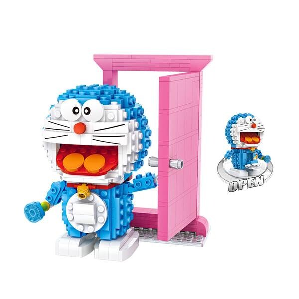 LOZ Mini Doraemon Pink Door