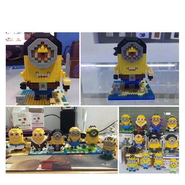 LOZ 9607 Despicable Me Evil Pirate Minion