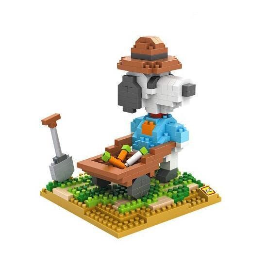 LOZ 9526 Snoopy Gardener