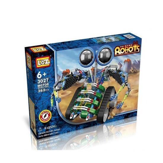LOZ 3027 Eyed Robot Blue