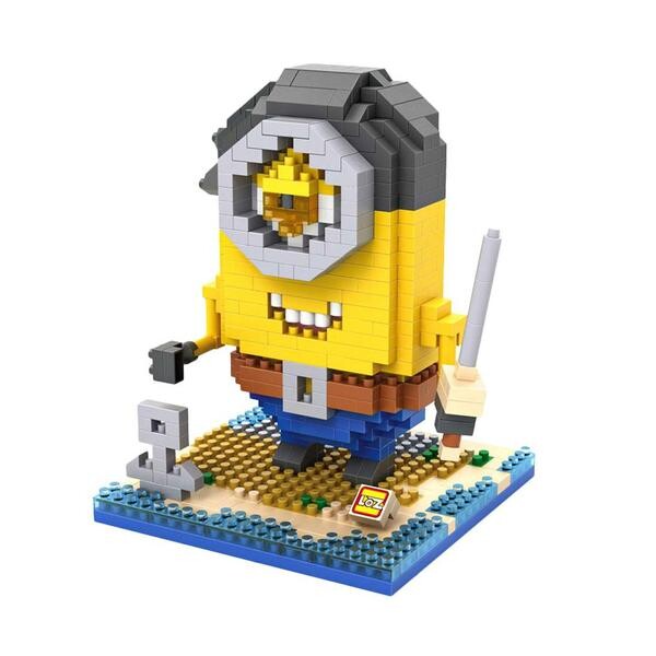 LOZ 9607 Despicable Me Evil Pirate Minion
