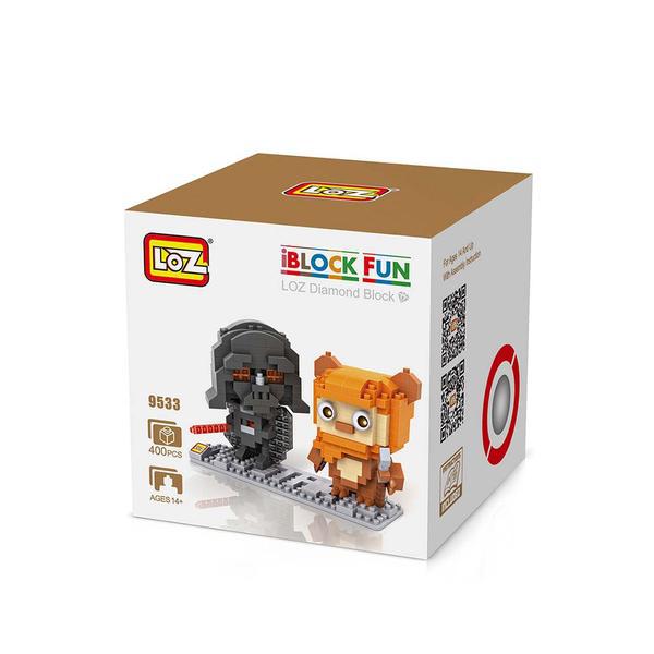 LOZ 9533 Star Wars Darth Vader and Ewok