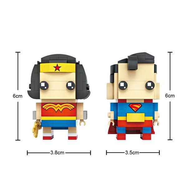 LOZ 1701 Superman and Wonder Woman