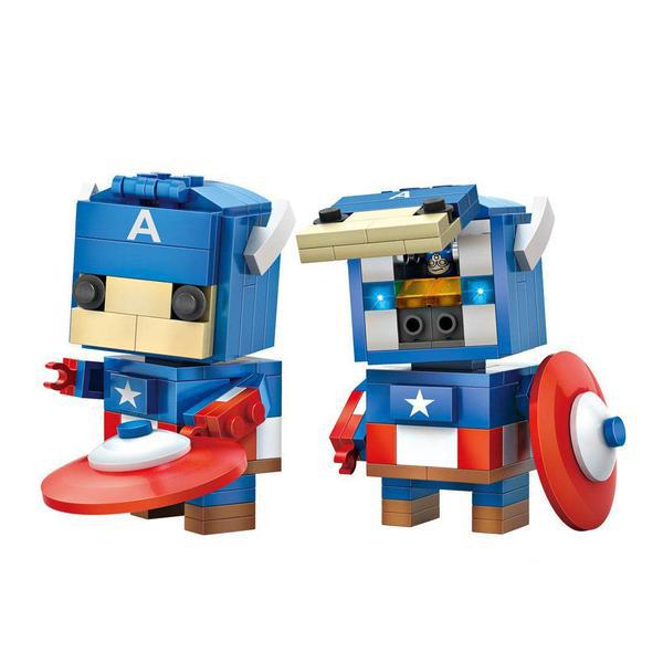 captain america lego brickheadz
