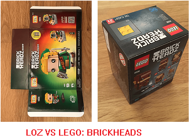 LOZ VS LEGO BRICKHEADS