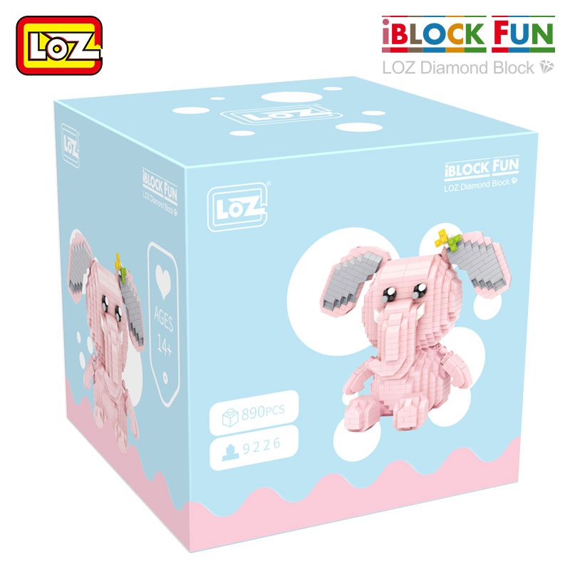LOZ 9213-9226 Bee and Pink Elephant