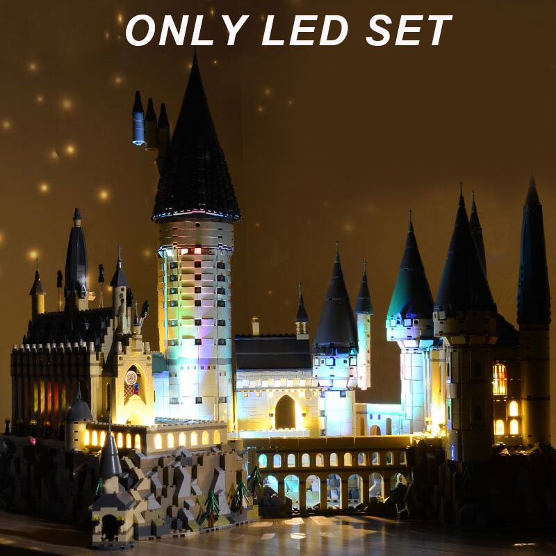 Luxury VersionLED Light Set For LEGO 71043 Hogwarts Castle Compatible LEPIN 16060 (Only Light Set)Kits