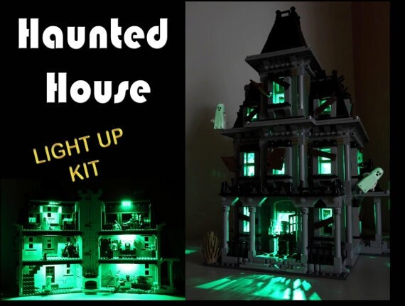 Basic Version LED Light Kit For LEGO 10228 City Monster Fighter Haunted House and 16007 (Only Light Set)Kits
