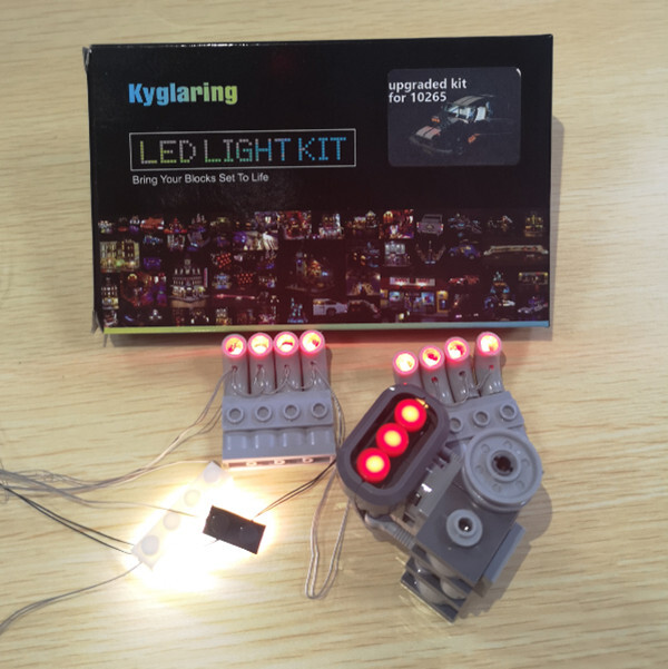 Basic Version upgrade LED Light Kit For LEGO 10265 upgrade Kit (Only Light Set)Kits