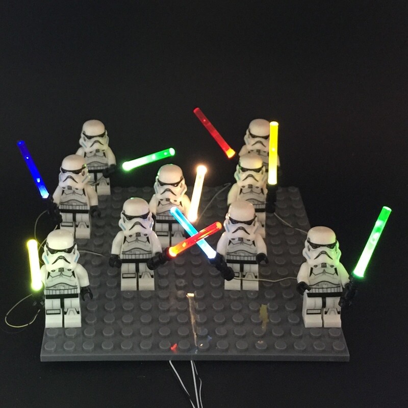 Basic Version 1pcs LED Light For LEGO figure Toys For Star Wars The Force Awakens Nano (Only Light Set)Kits