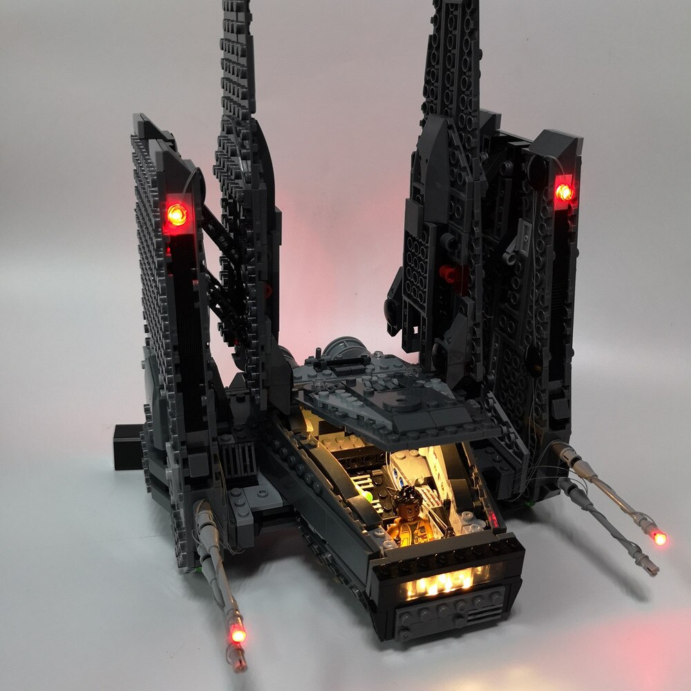 Basic Version LED Light Kit For LEGO 75104 the Kylo Ren Command Shuttle Compatible With LEPIN 05006 (Only Light Set)Kits