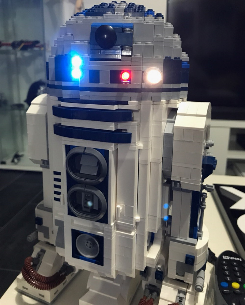 Basic Version LED Light Kit For LEGO 10225 and 05043 star wars R2-D2 Model Building blocks (Only Light Set)Kits