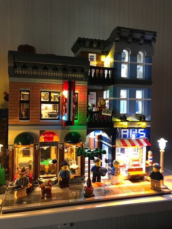 Basic Version LED Light Kit For LEGO 10246 Compatible With LEPIN 15011 Detective's Office Building Blocks Model (Only Light Set)Kits